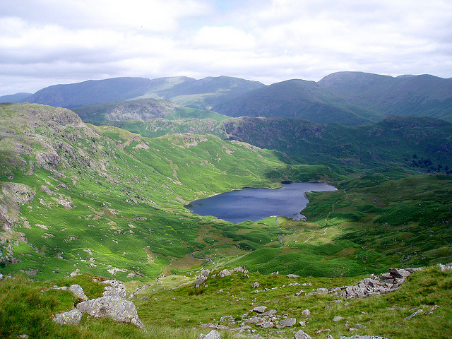 View over the Lake District.